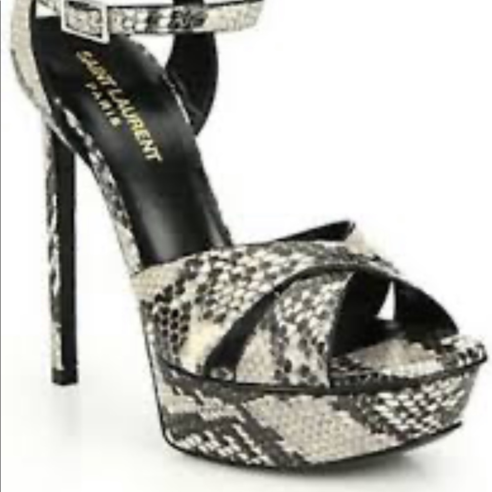 Saint Laurent Ysl Python “Bianca” 105 - image 6